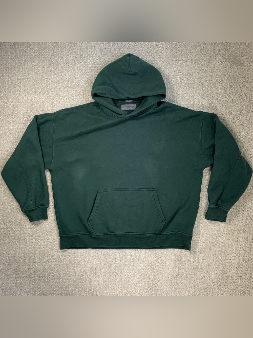 Abercrombie & Fitch Soft AF Essentials Green Pullover Hoodie Size XL oversized